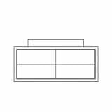 Onderkast voor opbouw waskom 30A