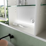 Verlichte badkamerspiegelkast met schuifdeuren - Peene 2