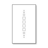 Glazen scheidingswand douche Satinatoglas met zwarte print FRAME SQUARES 4 Glazen scheidingswand douche Satinatoglas met zwarte print FRAME SQUARES 4