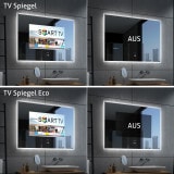 Spiegel met TV - Onverlicht CLEAR ECO