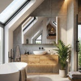 Spiegelkast voor schuine plafonds - Winglet