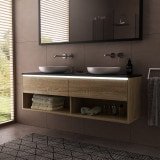 Verlichte badkamer onderkast 35A/LED