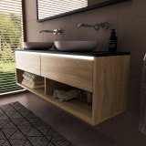 Verlichte badkamer onderkast 35A/LED