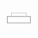 Wastafelonderkast met lade - Baltrum 01C