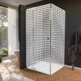 Glas douchecabine, deur aan de zijkant CARRE 2/210