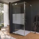 Glasdouchecabine geëtst, deur aan de zijkant FORRADO 5/210