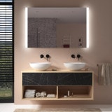 Verlichte spiegel voor badkamer - M05L2V