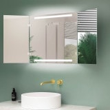 Klapspiegel badkamer op maat KS06 - AZELIA