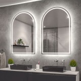 LED badkamerspiegel met ronde boog F636L4B