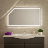 LED badkamerspiegel onder schuin dak - Yanagod