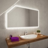 LED badkamerspiegel schuin dak Smart Home KNX/Dali - Cuarto SH LED badkamerspiegel schuin dak Smart Home KNX/Dali - Cuarto SH