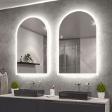 Ronde boog badkamerspiegel met verlichting F638L4B Ronde boog badkamerspiegel met verlichting F638L4B