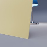 Beige / bruin gelakt gehard veiligheidsglas Satijn 4mm