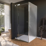 Glas douchecabine, deur aan de zijkant CARRE 2/210