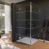 Maatwerk glazen douchecabine, deur aan de zijkant FORRADO 2/210