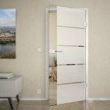 Glazen deur zonder frame met gesatineerde afwerking AREA 17