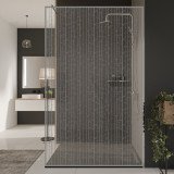 Glazen scheidingswand douche met kleurendruk FRAME BAMBOO 3 Glazen scheidingswand douche met kleurendruk FRAME BAMBOO 3