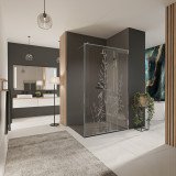 Glazen scheidingswand douche met kleurendruk FRAME GRÄSER Glazen scheidingswand douche met kleurendruk FRAME GRÄSER