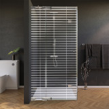 Glas douchecabine deur met decoratie aan de zijkant FORRADO 6/210