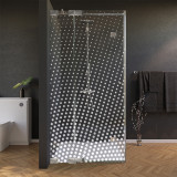 Glas douchecabine deur met zijdecor DOT 1/210