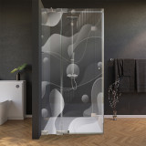 Glas douchecabine deur zijdelings DESIGN 4/210