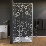 Glas douchecabine deur zijpaneel CERCO 2/210