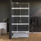 Maatwerk douchecabine glazen deur zijpaneel FORRADO 4/210