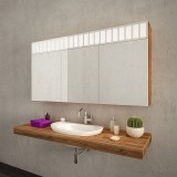 Spiegelkast voor badkamer, dubbele spiegel - MADRID
