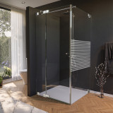 Glasdouchecabine geëtst, deur aan de zijkant FORRADO 5/210