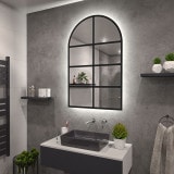 Lichtspiegel Boogvenster Zwart gelakt F656L4BTL Lichtspiegel Boogvenster Zwart gelakt F656L4BTL