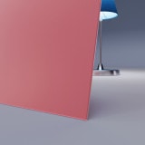 Roze / Roze gelakt gehard veiligheidsglas Satijn 4mm
