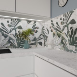 Keuken spatwand ESG glas 6mm met keramische kleurenprint FARN 3