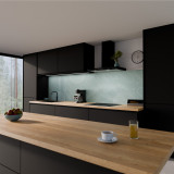 Keuken spatwand ESG glas 6mm met keramische kleurenprint MEMPHIS 3