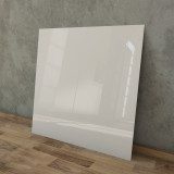 Gelakt glas - Crème wit / Wit - REF 1013, 6mm