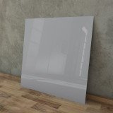 Gelakt glas - Metaalgrijs / Zilver - REF 9006, 6mm