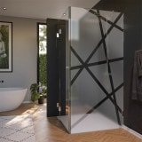 Design douchecabine glas, deur zijdelings AREA 8/210