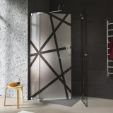 Design douchecabine glas hoekinstap AREA 8/209