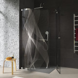 Design douchecabine glas hoekinstap ARRAY 1/209