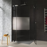 Douchecabine hoekinstap glas matglas AREA 5/209