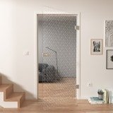 Design glazen deur laser ART DECO 1