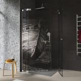 Douchecabine glazen hoekinstap BOOT 1/209