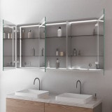 LED-spiegelkast in aluminium - Aller LED-spiegelkast in aluminium - Aller