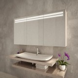 Badkamerspiegelkast met verlichting (ook inbouw) - ATLANTA