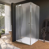 Douchedeur zijwand glas mat FORRADO 8/210