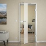 Kamerdeurglas met gesatineerde afwerking AREA 15