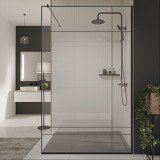 Glazen scheidingswand douche met kleurendruk FRAME LINE Glazen scheidingswand douche met kleurendruk FRAME LINE