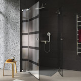 Glasdouchecabine met strepen hoekinstap AREA 3/209