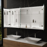 Aluminium spiegelkast met verlichting - Altmühl Aluminium spiegelkast met verlichting - Altmühl