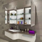 Badkamerspiegelkast, installatie mogelijk - FLORENZ