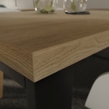 Tafelblad op maat gemaakt eiken decor 38 mm Tafelblad op maat gemaakt eiken decor 38 mm